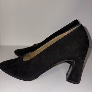 Yves Saint Laurent Classic Black Suede Heels